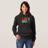 Archer Girl Shooting With Arrow And Bow  Archery Hoodie (Voorkant volledig)