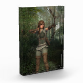 Archer in de Forest Fantasy Art Fotoblokken (Links)