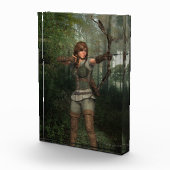 Archer in de Forest Fantasy Art Fotoblokken (Rechts)