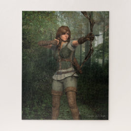 Archer in het bos legpuzzel