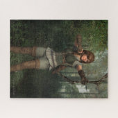 Archer in het bos legpuzzel (Horizontaal)