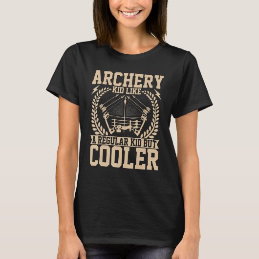Archer Kid   Archery Kid Like a Regular Kid Crossb T-shirt (Voorkant)