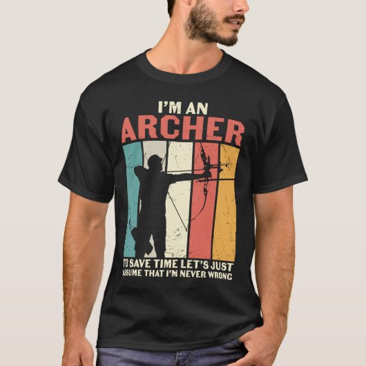 Archer Laten we aannemen dat ik nooit verkeerd ben T-shirt (Voorkant)