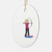 Archer - Licht Keramisch Ornament (Links)