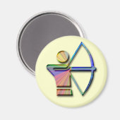 Archer met Bow & Arrow Magneet (Voorkant / Achterkant)