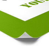 Archer met zijn boog zwarte, groene boogvormer poster (Hoek)