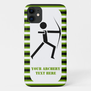 Archer met zijn boogzwarte, groene boogstrepen Case-Mate iPhone case