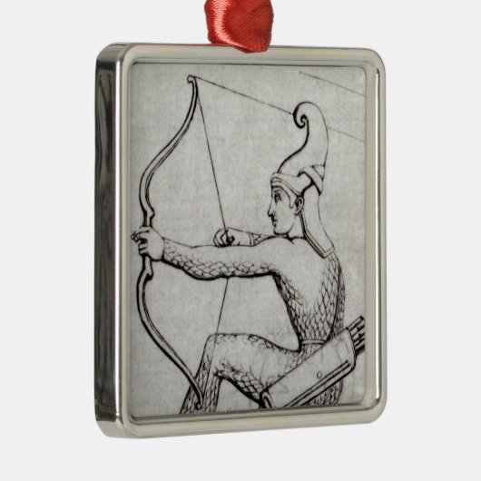 Archer Metalen Ornament (Rechts)