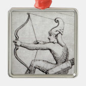 Archer Metalen Ornament (Voorkant)