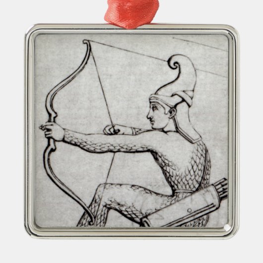 Archer Metalen Ornament (Voorkant)