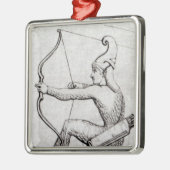 Archer Metalen Ornament (Links)