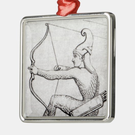 Archer Metalen Ornament (Links)