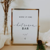 ARCHER-minimalistisch hot-coa-balkteken Poster