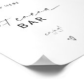 ARCHER-minimalistisch hot-coa-balkteken Poster (Hoek)