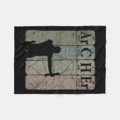 Archer Periodic Table Elements Bow Hunting Archery Fleece Deken (Voorkant (Horizontaal))
