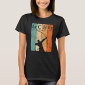 Archer Periodic Table Elements Bow Hunting Archery T-shirt (Voorkant)