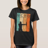 Archer Periodic Table Elements Bow Hunting Archery T-shirt (Voorkant)