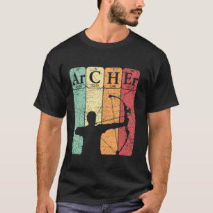 Archer Periodic Table Elements Bow Hunting Archery T-shirt