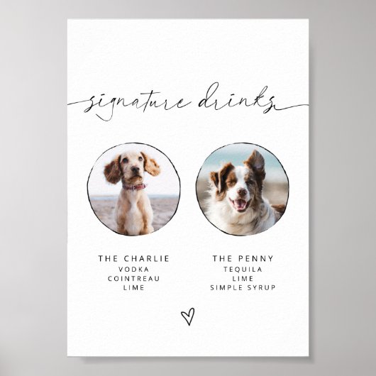 ARCHER Pet Signature Drink Sign Poster (Voorkant)