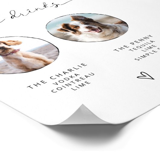 ARCHER Pet Signature Drink Sign Poster (Hoek)