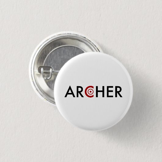 Archer Ronde Button 3,2 Cm (Voorkant /achterkant)