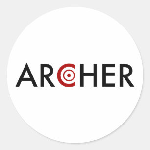 Archer Ronde Sticker