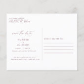 Archer Save the Date (Achterkant)