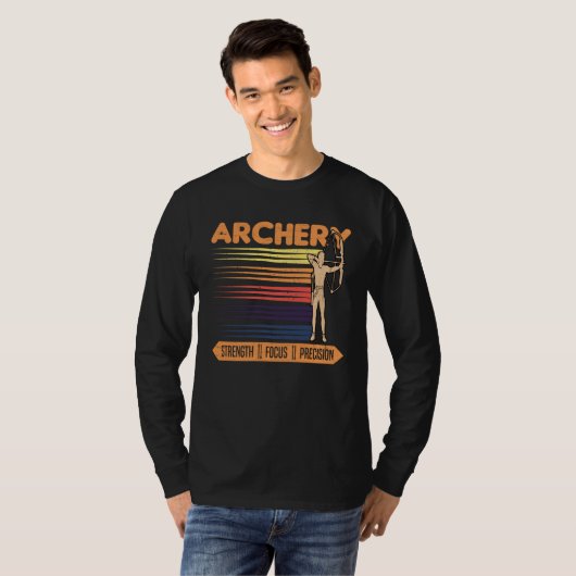 Archer strenght focus precision t-shirt (Voorkant volledig)
