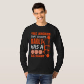 Archer That Shoots Badly Has A Lie Ready T-shirt (Voorkant volledig)