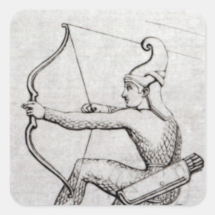 Archer Vierkante Sticker