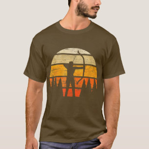 archer voor boogontwerp met pijl-omlaag en pijl-B T-shirt