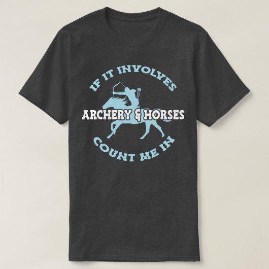 Archer voor boogpaarden (1) t-shirt (Design voorkant)