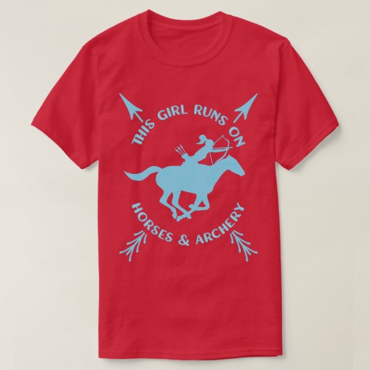 Archer voor boogpaarden (2) t-shirt (Design voorkant)