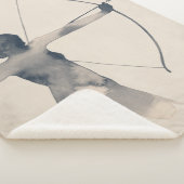 Archeress Waterverf Silhouette Sherpa Deken (3/4)