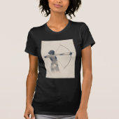 Archeress Waterverf Silhouette T-shirt (Voorkant)