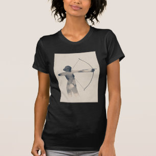 Archeress Waterverf Silhouette T-shirt