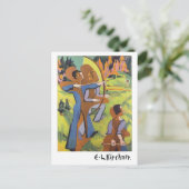 Archers (1935-1937) van Ernst Ludwig Kirchner Briefkaart (Staand voorkant)