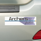 Archers doen het... bumpersticker (Op auto)