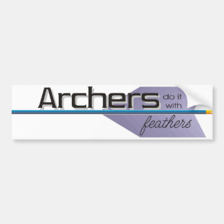 Archers doen het... bumpersticker