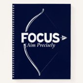 Archer's Focus | Metaphorical Aim & Precision Art Notitieboek (Voorkant)