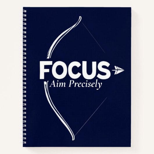 Archer's Focus | Metaphorical Aim & Precision Art Notitieboek (Voorkant)