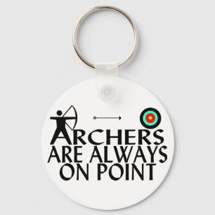 Archers op punt sleutelhanger