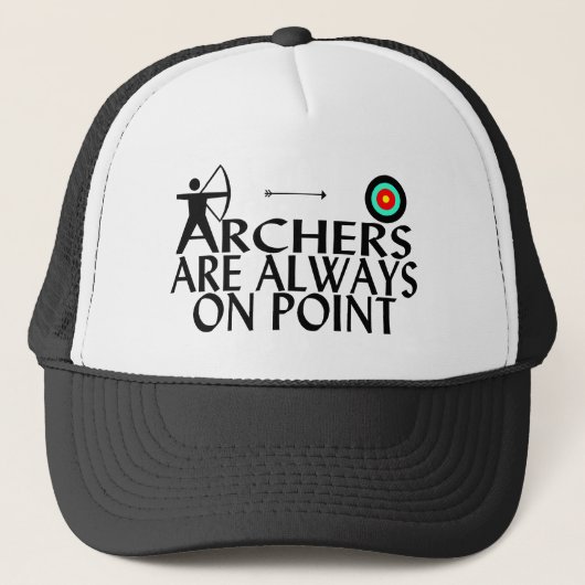 Archers op punt trucker pet (Voorkant)