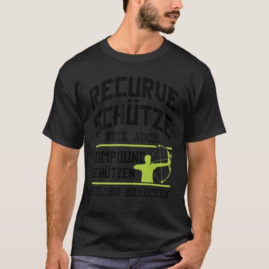Archers Recurve Bow Sagittarius Gezegde Archery T-shirt (Voorkant)