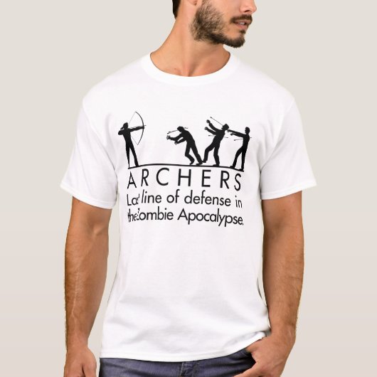 Archers VS Zombies T-shirt (Voorkant)