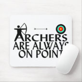 Archers zijn altijd op punt muismat (Met muis)