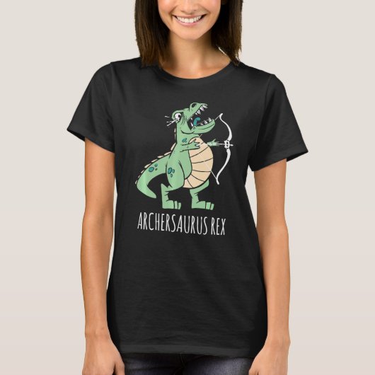 Archersaurus Rex Dino Archer Archersaurus Rex T-shirt (Voorkant)