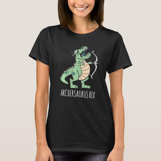 Archersaurus Rex Dino Archer Archersaurus Rex T-shirt (Voorkant)