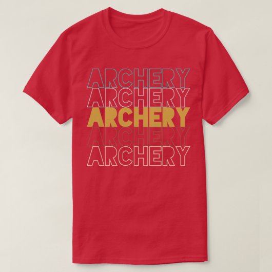 Archery (10) t-shirt (Design voorkant)