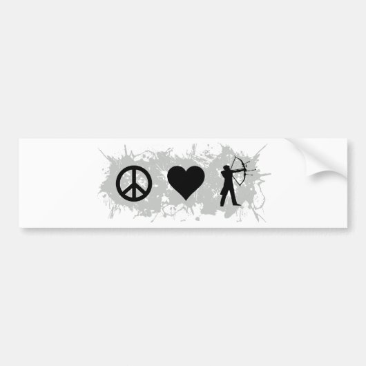 Archery 1 bumpersticker (Voorkant)